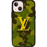 Apple iPhone 14 Mat Siyah Kılıf – Yumuşak Silikon, Koruyucu, Şok emici kapak - LouisVuitton3G1