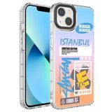 Apple İphone 14 Plus Kılıf Kamera Korumalı Renkli Desenli Sert Silikon Korn Kapak