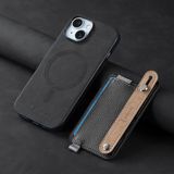 Apple iPhone 14 Plus Uyumlu Kılıf Zebana 2in1 Kartlıklı Best Deri Kılıf Siyah