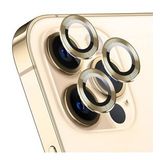 Apple iPhone 14 Pro 6.1'' Metal Çerçeveli Kamera Koruma Lensi Gold