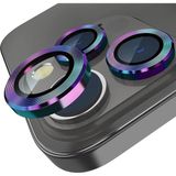 Apple iPhone 14 Pro Kamera Lens Koruyucu Kırılmaz Cam Kaliteyi Bozmaz Temperli Berrak Koruma Cl-07 - Renkli
