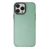 Apple İphone 14 Pro Kılıf Anka Pc Sert Metal Kapak - Yeşil