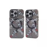 Apple İphone 14 Pro Kılıf Apollo Magneticsafe Desenli Kapak - Apollo Siyah - 3