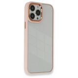 Apple İphone 14 Pro Kılıf Dora Kapak - Pudra