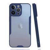 Apple İphone 14 Pro Kılıf Platin Silikon - Lacivert