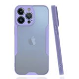 Apple İphone 14 Pro Kılıf Platin Silikon - Lila