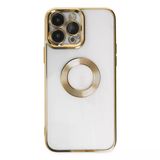 Apple İphone 14 Pro Kılıf Slot Silikon - Gold