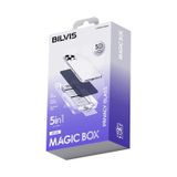 Apple İphone 14 Pro Max Bilvis 5in1 5d Magic Hayalet Cam Ekran Koruyucu - Siyah