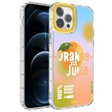 Apple iPhone 14 Pro Max Kılıf Kamera Korumalı Renkli Desenli Sert Silikon Korn Kapak