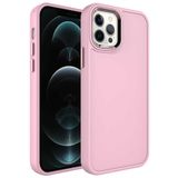 Apple iPhone 14 Pro Max Kılıf Metal Çerçeve ve Buton Tasarımlı Sert Botx Kapak