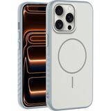 Apple iPhone 14 Pro Max Uyumlu Kılıf Zebana Mono M-Safe Silikon Kılıf Gri