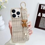 Apple iPhone 14 Pro Max Uyumlu Kılıf Zebana Teddy Silikon Kılıf Bej