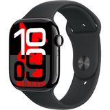 Apple iPhone 14 Pro Max Uyumlu Siyah Akıllı Saat WATCH10 2025 Hediyeli Amoled Ekran - 46 mm