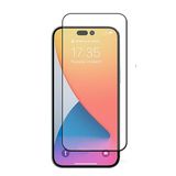 Apple iPhone 14 Pro Max Uyumlu Tam Kaplayan 5d Ekran Koruyucu Cam Black Logis