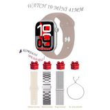 Apple İphone 14 Pro Uyumlu Gül Akıllı Saat Watch 10 Mini Kordon Hediyeli Amoled Ekran 41Mm