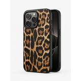 Apple İphone 14 Pro Uyumlu Kılıf Leopar Desenli Kapak Hlt-Leopar