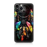 Apple İphone 14 Pro Uyumlu Silikon Kılıf Renki Dream Catcher Düş Kapanı