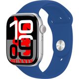Apple iPhone 14 Uyumlu Mavi Akıllı Saat WATCH10 2025 Hediyeli Amoled Ekran - 46 mm