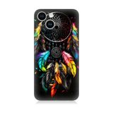 Apple İphone 14 Uyumlu Silikon Kılıf Renki Dream Catcher Düş Kapanı