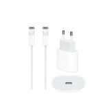 Apple İphone 15 / 16 / 17 / Pro / Pro Max Hızlı Şarj Cihazı Aleti ( 20w Adaptör + Usb-C to Usb-C Kablo )