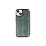 Apple İphone 15 Kılıf Flip Cover - Koyu Yeşil
