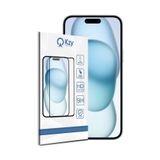Apple İphone 15 Plus İle Uyumlu Tam Kaplayan Temperli Ekran Koruyucu Cam