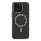 Apple İphone 15 Pro Kılıf Lodos Magneticsafe Mat Kapak - Titan Gri