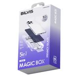 Apple İphone 15 Pro Max Bilvis 5in1 5d Magic Hayalet Cam Ekran Koruyucu - Siyah