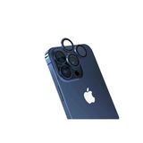 Apple İphone 15 Pro Max Kamera Lens Koruyucu Kolay Takma Aparatlı Ultra Korumalı (Cl-15) Midnight