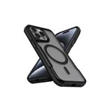 Apple İphone 15 Pro Max Kılıf Magsafe Şarj Özellikli Renkli Kenar Airbag Şeritli Kapak (Lamer)
