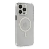 Apple İphone 15 Pro Max Kılıf Tron Şeffaf Magsafe Kapak - Şeffaf