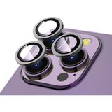 Apple iPhone 15 Pro Max Parmak Izi Bırakmayan Safir Anti-Reflective Sapphire Vault Kamera Lens Koruyucu - Gri