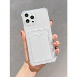 Apple iPhone 15 Pro Max Transparent Kartlıklı Antişok Kılıf Şeffaf