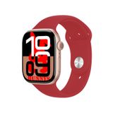 Apple iPhone 15 PRO MAX Uyumlu Kırmızı Akıllı Saat Watch10 2025 Hediyeli AMOLED EKRAN