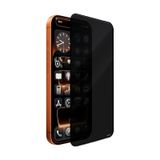 Apple iPhone 15 Pro Max Uyumlu Mohseven Safir Coating 3d Glue Privacy Hayalet Temperli Cam Ekran Koruyucu Siyah