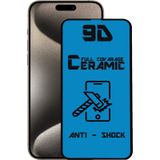 Apple iPhone 15 Pro Max Uyumlu Tam Kaplayan Seramik Nano Esnek Ekran Koruyucu Cam