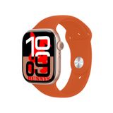 Apple iPhone 15 PRO MAX Uyumlu Turuncu Akıllı Saat Watch10 2025 Hediyeli AMOLED EKRAN