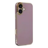Apple İphone 16 Kılıf Volet Silikon - Mor