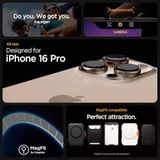 Apple İphone 16 Pro İle Uyumlu İnce Magsafe Kılıf Ultra Hybrid Sararmaya Dayanıklı Duraclear™ Hava Kanalı Teknolojisi™ Askeri Sınıf Koruma Magfit Frost Black Mat Kapak - Acs08134