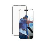 Apple iPhone 16 Pro Max 17,5 cm (6,9 inç) 2024 için kırılmaz cam ekran koruyucu folyo, alüminyum çerçeveli, maksimum düşme koruması için güçlendirilmiş köşeler, kenar kaplaması, çizilmeye karşı