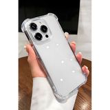 Apple iPhone 16 Pro Max Kılıf Antishock Darbe Emici Kamera Korumalı Esnek Şeffaf Silikon Kapak