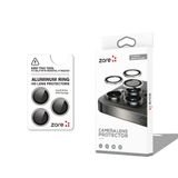Apple iPhone 16 Pro Zore CL-12 Premium Safir Parmak İzi Bırakmayan Anti-Reflective Kamera Lens Koruyucu Titanyum-Gri
