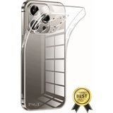 Apple ( Iphone 16 Promax ) Uyumlu Kılıf Transparent Soft Şeffaf Lenz Korumali - 16Promax