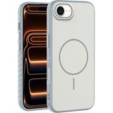 Apple iPhone 16E Uyumlu Kılıf Zebana Mono M-Safe Silikon Kılıf Gri