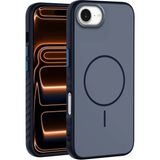 Apple iPhone 16E Uyumlu Kılıf Zebana Mono M-Safe Silikon Kılıf Lacivert