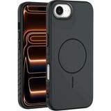 Apple iPhone 16E Uyumlu Kılıf Zebana Mono M-Safe Silikon Kılıf Siyah