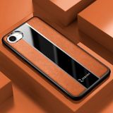 Apple iPhone 16E Uyumlu Kılıf Zebana Premium Deri Kılıf Kahverengi