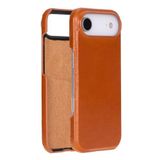 Apple iPhone 17 Air ile uyumlu, Hakiki Deri, El Yapımı Kılıf, Mag-safe destekler, İç Yüzeyi Kadife, Gölgeli Taba
