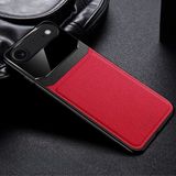Apple iPhone 17 Air Uyumlu Kılıf Zebana Lens Deri Kılıf Kırmızı