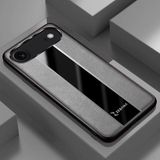 Apple iPhone 17 Air Uyumlu Kılıf Zebana Premium Deri Kılıf Gri